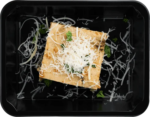 Lasagne bolognese s bazalkou a nízkotučným sýrem