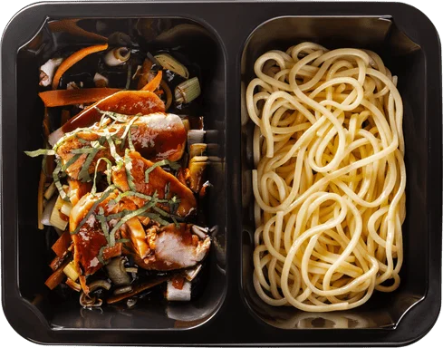 Kuřecí teriyaki se zeleninou a nudlemi