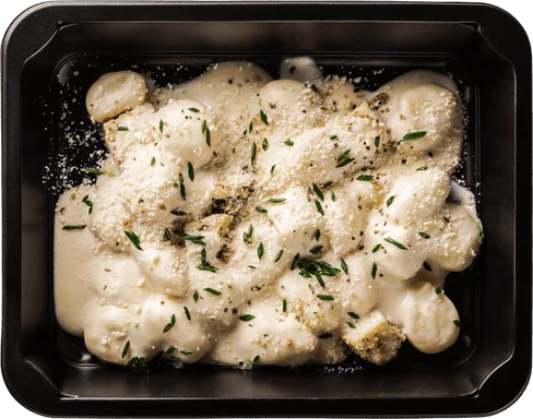 Gnocchi Alfredo s kuřecím masem a citronovým pepřem